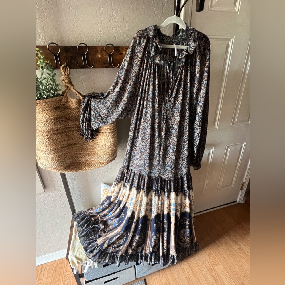 Feeling Groovy Free People Maxi Dress Large